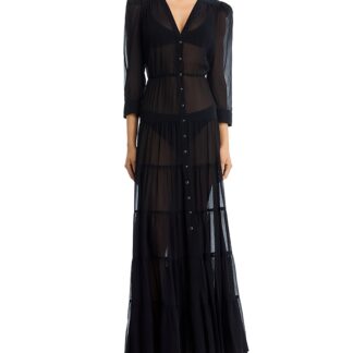 L'Agence Seraphina Tiered Maxi Dress