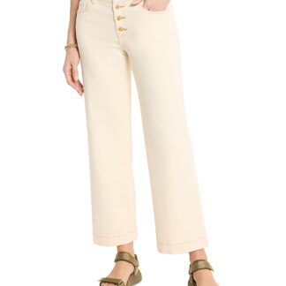 Nic+Zoe High Rise Ankle Wide Leg Jeans in Canvas