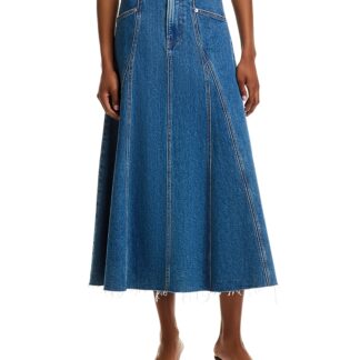Veronica Beard Alix Denim Circle Skirt
