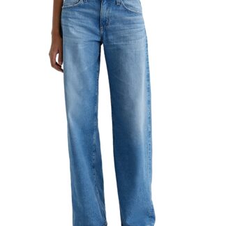 Ag Adria Low Rise Wide Leg Jeans in Flashback