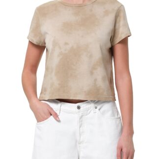 Agolde Adine Printed Shrunken Tee