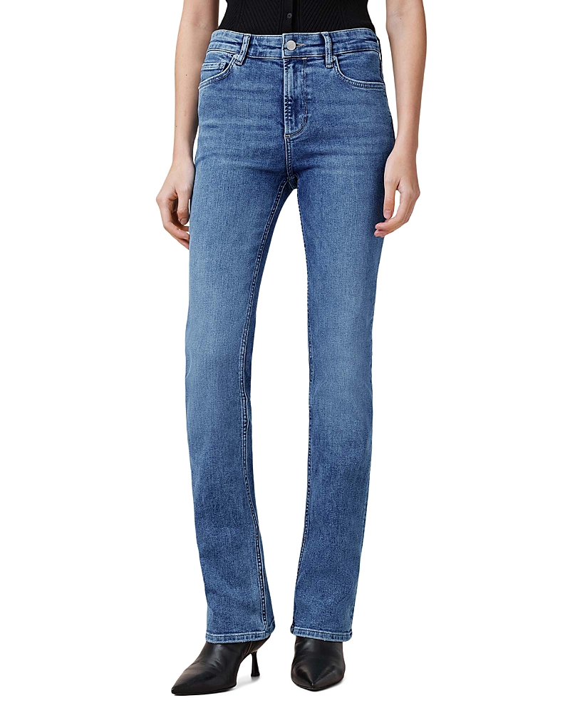Allsaints Haldan Mid Rise Slim Bootcut Jeans in Mid Indigo