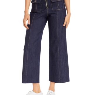 Cinq a Sept Cropped Azure Jeans in Indigo