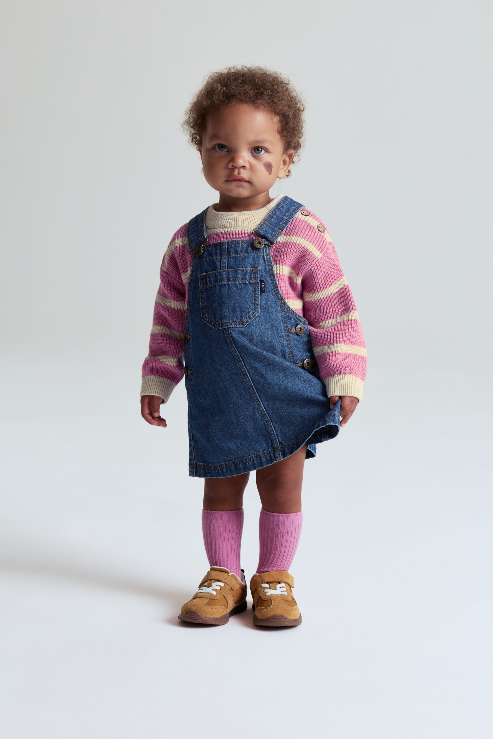Dungaree dress denim
