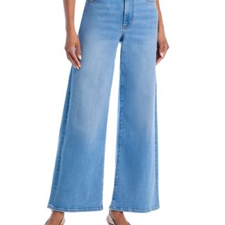 Frame Le Slim High Rise Palazzo Jeans in Honeymoon