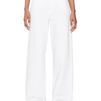 Frame The Loose Wide Leg Jeans in White