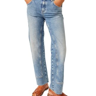 Free People We The Free Risk Taker High Rise Straight Jeans in Mantra