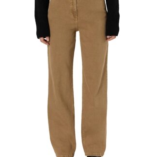 Gerard Darel Clea High Rise Straight Jeans in Camel