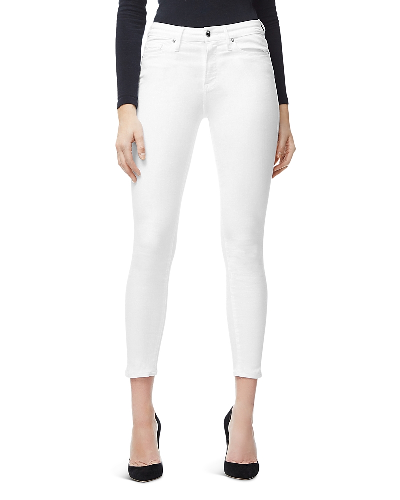 Good American Good Legs Crop Jeans in White001