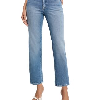 Good American Soft Tech Good Legs Straight Jeans Indigo1012