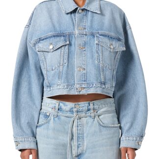 Agolde Palmer Cropped Denim Jacket
