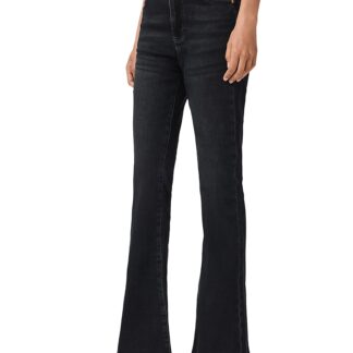 Allsaints Maisie High Rise Flare Leg Jeans in Blue Black