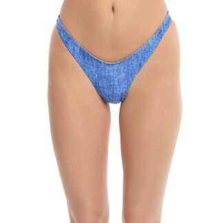 Capittana Lily Lace Denim Bikini Bottom