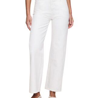DL1961 Karmine High Rise Refined Wide Leg Jeans in White