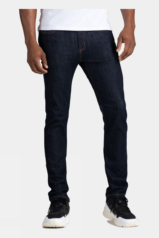 Duer Mens Performance Denim Slim Jeans - Dk Blue