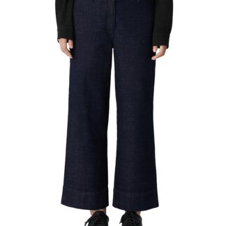 Eileen Fisher Cotton Stretch Denim Wide Leg Jeans