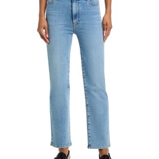Frame Le Sleek Straight High Rise Jeans in Ripple