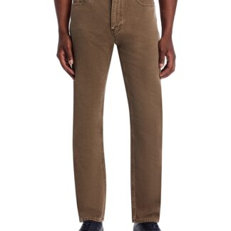 Frame Modern Straight Fit Pants in Antique Latte Brown