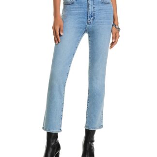 Frame The Pencil High Rise Ankle Slim Jeans in Springs