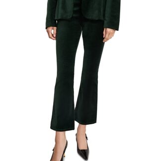 Good American Velvet Good High Rise Kick Flare Pants