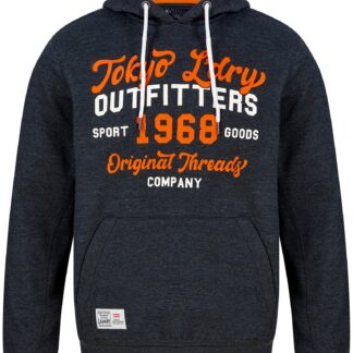 Hoodies / Sweatshirts Abatt Motif Brushback Fleece Pullover Hoodie in Black Marl / S - Tokyo Laundry