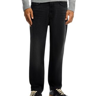 Hugo 838 Relaxed Tapered Fit Jeans in Black