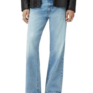 John Varvatos Silas Straight Fit Jeans in Powder Blue