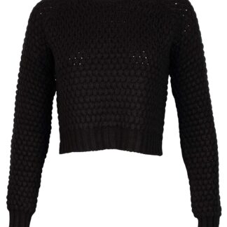Jumpers Amara Reya Cornflower cropped knitted jumper in Anthracite / 14 - Tokyo Laundry