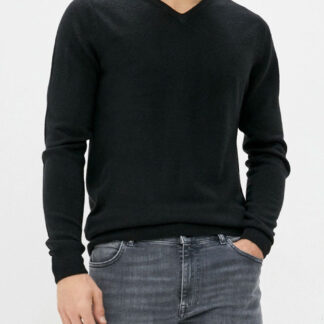 Jumpers Kasso Soft V Neck Jumper In Black - Kensington Eastside / M - Tokyo Laundry