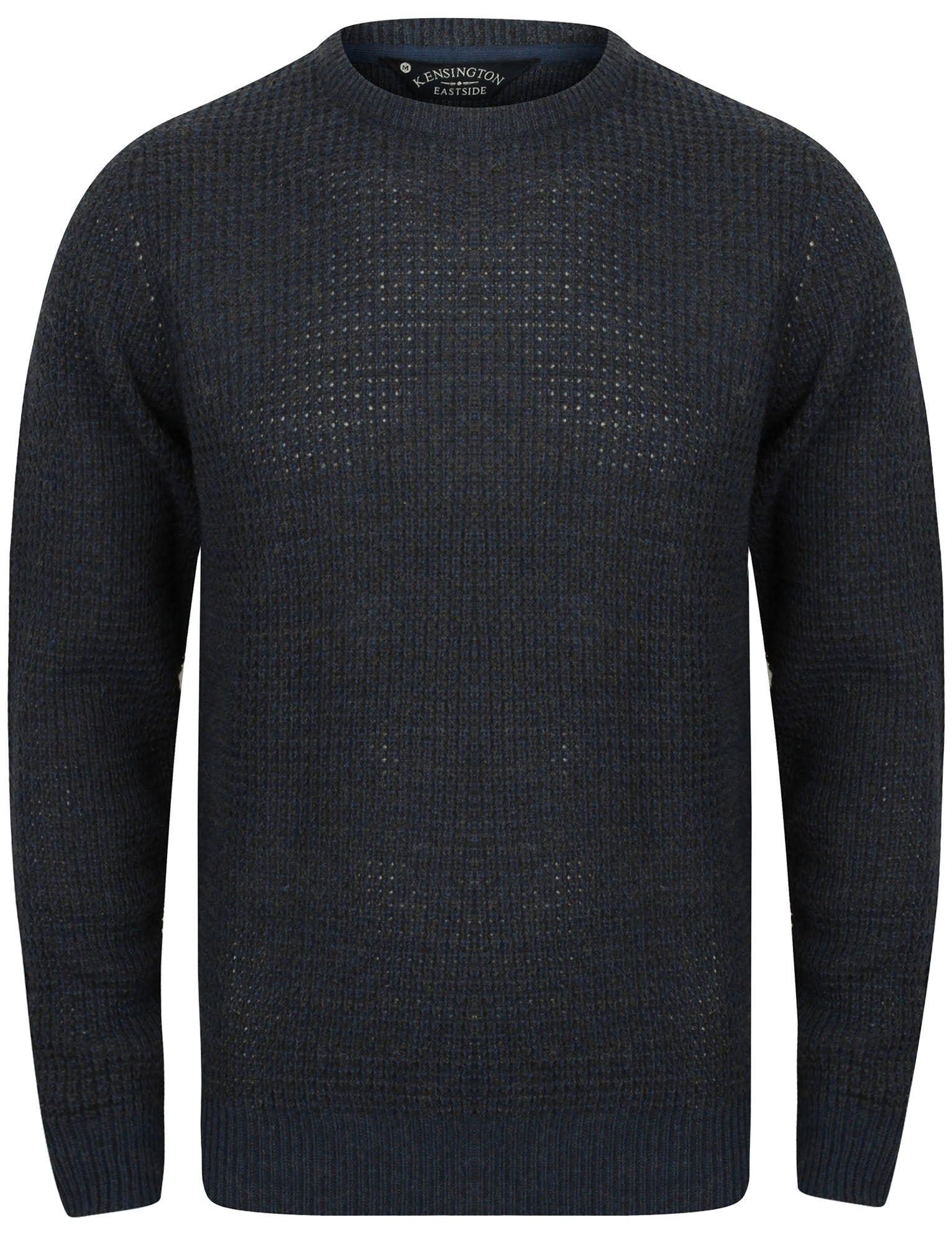 Jumpers Mel Crew Neck Knitted Jumper in Charcoal Marl / Dark Denim - Kensington Eastside / XL - Tokyo Laundry