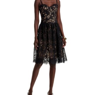 L'Agence Flyn Wire Cup Dress