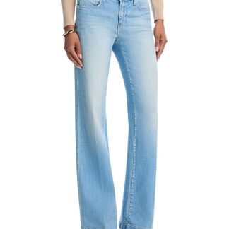 L'Agence Joanne Mid Rise Wide Leg Jeans in Haven