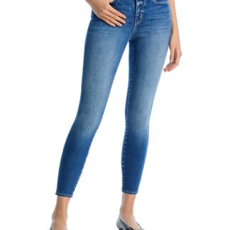 L'Agence Margot High Rise Cropped Skinny Jeans in Cambridge