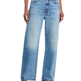 Mother The Dodger Flood High Rise Jeans in That's All Folks