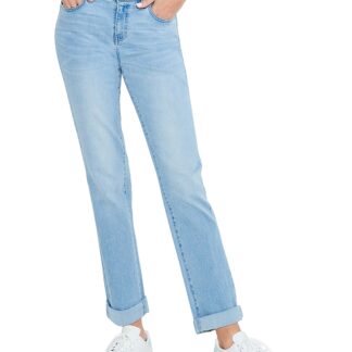 Nic+Zoe Mid Rise Girlfriend Jeans in Breeze & Atlantic