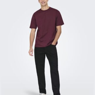 ONLY & SONS Loose Fit 5 Pocket Rigid Jeans Black