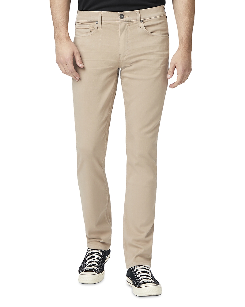 Paige Lennox Slim Fit Jeans in Toasted Almond Brown