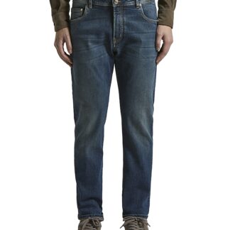 Peserico Slim Fit Jeans in Ink Blue