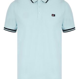 Polo Shirts Casson Cotton Pique Polo Shirt in Ice Water / S - Tokyo Laundry