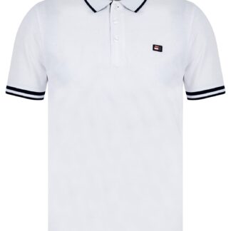 Polo Shirts Casson Cotton Pique Polo Shirt in Optic White / S - Tokyo Laundry