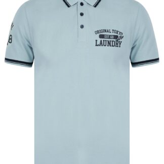 Polo Shirts Fotos Cotton Pique Polo Shirt in Celestial Blue / S - Tokyo Laundry
