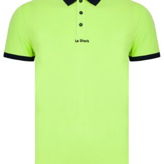 Polo Shirts Ridge Stretch Cotton Pique Polo Shirt in Opaline Green - Le Shark / S - Tokyo Laundry