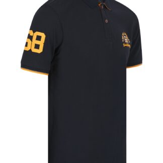 Polo Shirts Sporty Cotton Pique Polo Shirt in Sky Captain Navy / S - Tokyo Laundry