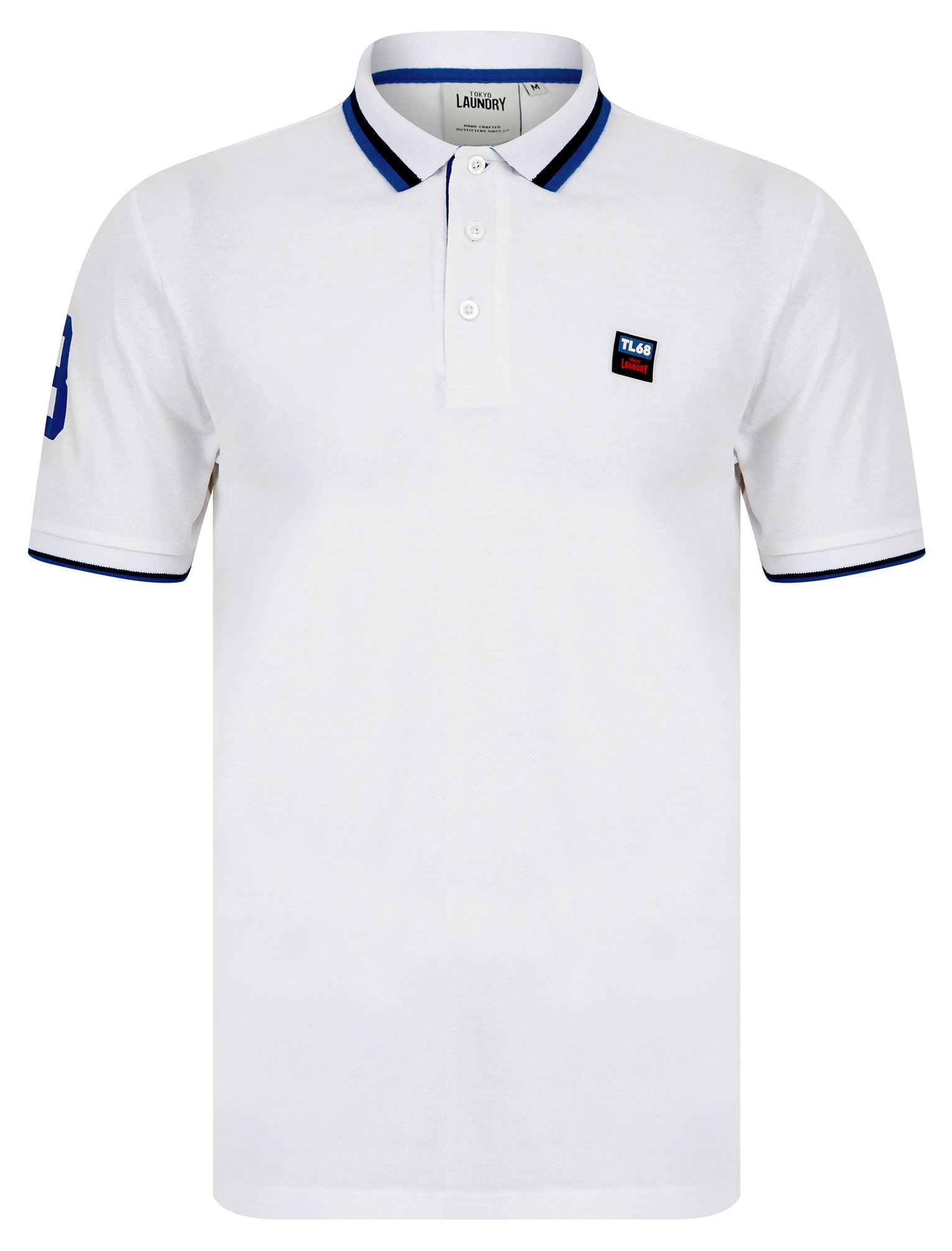 Polo Shirts Subverse Cotton Pique Polo Shirt in Optic White / S - Tokyo Laundry