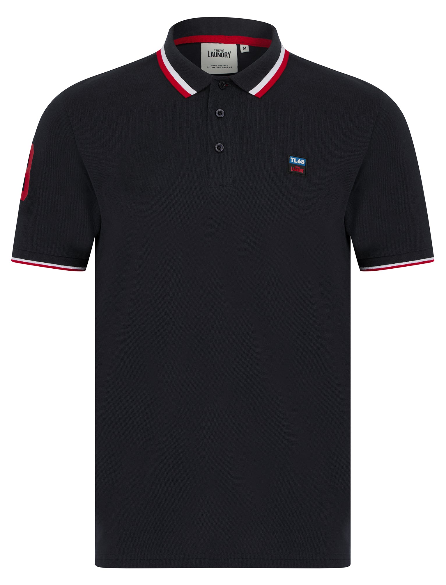 Polo Shirts Subverse Cotton Pique Polo Shirt in Sky Captain Navy / S - Tokyo Laundry