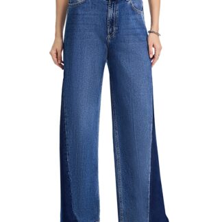 Rails Angeleno Godet High Rise Wide Leg Jeans in Indigo Grove