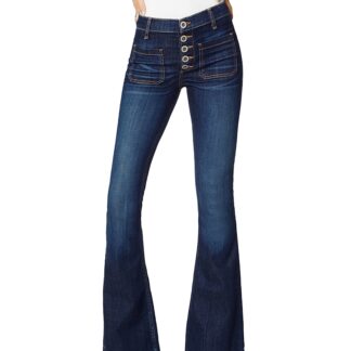 Ramy Brook Cindy High Rise Flared Jeans in Dark Wash