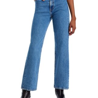 Re/Done The Westley High Rise Ankle Jeans in Blue Mere