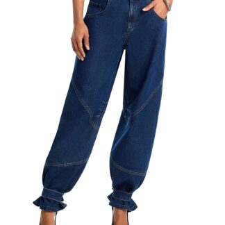 Steve Madden Tre High Rise Jeans in Dark Blue