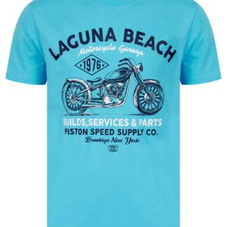 T-Shirts Mayfielding Motif Cotton Jersey T-Shirt in Swim Cap - South Shore / S - Tokyo Laundry